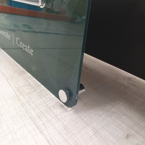 An image of the indoor sign standoffs.